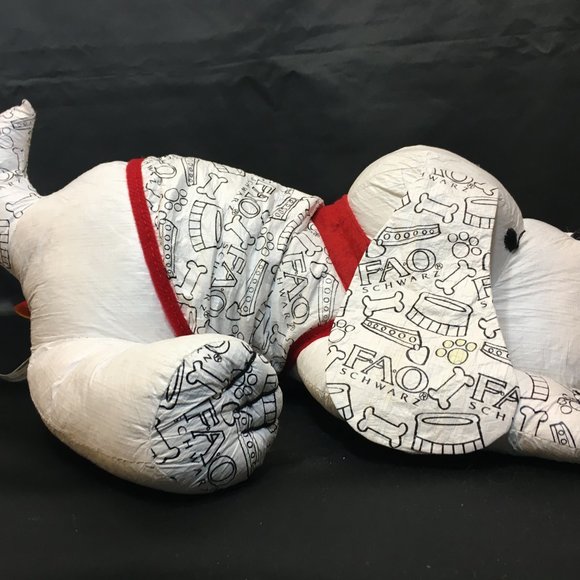 RARE Toys R Us FAO Schwarz Alex Penelope Plush Dog - Picture 4 of 8